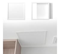 Trampilla Pladur Panel De Acceso Metálico Blanco Para Techos, Puerta De Servicio Oculta, Aleación De Aluminio, Estructura Cuadrada, Panel De Acceso For Plomería(15.7x21.6in(40x55) cm)