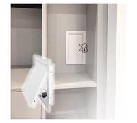 Trampilla Pladur Panel De Acceso Metálico Con Pestillo Táctil For Puerta (30 X 34, 14 X 30, 16 X 16, 18 X 18, 18 X 30 Pulgadas), Tapa De Orificio For Pared Y Techo De Yeso(18x32in(45.7x81.3cm))