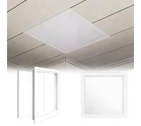 Trampilla Pladur Panel De Acceso Metálico para Techo, Puerta Pequeña De Acceso Al Ático Blanco, Puerta Oculta De Acceso A La Plomería De La Cocina