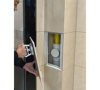 Trampilla Pladur Panel de Acceso Oculto para Azulejos de 30,5 X 30,5 61 X 61 Cm, Tapa de Ventilación para Inspección de Plomería de Baño, Orificio de Pared para Válvula de Ducha(300x900mm/12x36in)