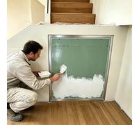 Trampilla Pladur Panel de Acceso Oculto para Paneles de Yeso, Pintable, Puerta de Servicio Grande de Fácil Instalación para Plomería/Electricidad, Puertas de Acceso