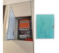 Trampilla Pladur Panel de Acceso para Caja de Contador Eléctrico en Pladur, Puerta de Ático con Fontanería Oculta Pintable, Trampilla de Inspección Empotrada para Montaje en Pared(500x750mm(20x30in))