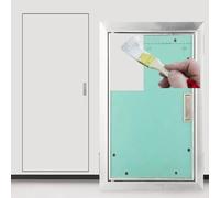 Trampilla Pladur Panel de Acceso para Paneles de Yeso Pintable Empapelable Puerta de Acceso a La Pared Marco de Aleación de Aluminio Puerta de Ático con Tapa para Servicio de Plomería Empotrada(40x100
