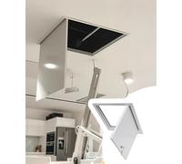 Trampilla Pladur Panel de Acceso para Techos Blancos con Cerradura y Llaves, Tapa Inspección Bisagras para Ático Placa Yeso Cocina, Revisión Fontanería Electricidad(600x900mm (24x36in))