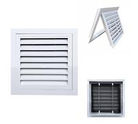 Trampilla Pladur Panel De Acceso/ventilación Con Rejilla Y Cubierta De Malla, Rejilla De Ventilación Mural Abatible De Aluminio Con Rejillas De Ventilación, Interior/Exterior(15.7x17.7in(40x45) cm)