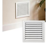 Trampilla Pladur Panel De Acceso Ventilado con Cubierta De Malla, Rejilla De Retorno De Aire/extracción De Aire HVAC con Puerta Abatible De Aleación De Aluminio(80 * 25cm/31.5 * 9.8in)