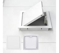 Trampilla Pladur Panel De Inspección De Fontanería Con Función De Clic, Panel De Acceso Blanco Puerta De Acceso Para El Tipo De Prensado De Techo, Fácil Instalación(7.8x13.7in(20x35) cm)