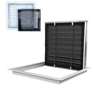Trampilla Pladur Panel De Ventilación De Acceso A Pared/Techo, Rejilla De Ventilación/Filtro, Puerta De Acceso Al Espacio De Acceso, Tapa De Inspección De Aluminio(70 * 25cm/27.6 * 9.8in)