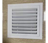 Trampilla Pladur Panel de Ventilación Exterior Blanco, Protección de Malla para Escotilla de Acceso Al Ático, Placa de Cubierta Extraíble para Orificio de Pared de Persiana(45x60cm/17.7x23.6in)