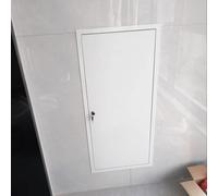 Trampilla Pladur Panel Puerta de acceso empotrada para plomería de 60, 80 y 100 cm de alto, cubierta de panel de yeso con cerradura para electricidad, climatización, hidrantes y(White,60x100cm)
