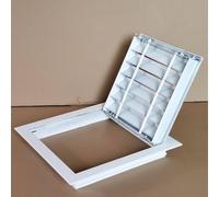 Trampilla Pladur Paneles De Acceso Para Plomería, Rejilla De Retorno De Aire/extracción De Aire HVAC Con Puerta Abatible De Aleación De Aluminio, Puerta De Servicio Oculta(7.8x19.7in(20x50) cm)