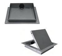 Trampilla Pladur Para Paneles De Yeso 30 × 30, 40 × 40, 50 × 60 Cm. Cuadro Electrico Tapa Registro Electrico De Paneles De Yeso, Techos, Cableado Y Tuberías. Se Abre Empujando(Grey,50x60cm)