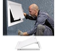 Trampilla Pladur Puerta con Panel de Acceso Pequeño para Paneles de Yeso de 400x400 350x350 250x250 300x300mm, Placa de Cubierta para Orificios de Pared de Plomería(350x250mm/14x10in)