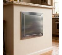 Trampilla Pladur Puerta de Acceso a La Estación de Parrilla Extraíble, Panel de Acceso de Yeso para Plomería, Puerta de Servicio de Acero Inoxidable(10x18in(25x45cm))