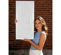 Trampilla Pladur Puerta de Acceso al Ático o Loft con Textura, Cubierta Bisagra para Agujero Revisión Eléctrica y Fontanería, Panel Exterior Simple Vertical(700x1150mm/28x45in)