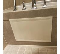 Trampilla Pladur Puerta de Acceso de Aluminio a Medida con Tirador, Puerta Decorativa con Placa de Acceso Al Baño, Trampilla de Inspección con Apertura en Pared o Techo(30x20cm/11.8x7.8in)