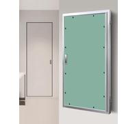 Trampilla Pladur Puerta de Acceso de Metal con Panel de Yeso, Trampilla de Inspección de Pared de Diseño Oculto, Hogar Comercial Panel de Acceso de Paneles de Yeso para Cableado de Plomería Oculto(24x