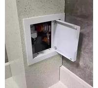 Trampilla Pladur Puerta De Acceso For Inspección De Techo Con Marco De Aluminio, Puerta De Revisión Con Trampilla De Inspección Pestillo Táctil Placa De Cubierta for Techo(20x20cm(8x8in))