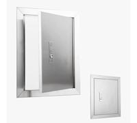 Trampilla Pladur Puerta de Acceso para Fontanería con Manija, Cubierta de Orificio de Revisión Oculta al Ras para Pared, Techo, Suelo, Panel de Inspección Exterior(70x125cm/28x49in)