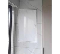 Trampilla Pladur Puerta de Inspección de Azulejos con Cerradura y Llave, Panel de Nido de Abeja de Aluminio con Textura de Mármol, Tapa de Acceso para Espacio(8x10in (200x250mm))