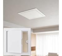 Trampilla Pladur Puerta De Panel De Acceso De Plomería, Click To Open Drywall Trampilla Pladur Tapa De Revisión Tapa Caja Fusibles, Placa Decorativa para Caja Eléctrica(18x18in/45.7x45.7cm)