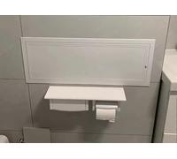 Trampilla Pladur Puerta de Servicio de Inspección de Plomería con Interruptor Pulsador, Puerta de Acceso a la Tapa de la Caja de Fusibles de 35mm de Espesor para Azulejos del Desván, Trampilla Oculta(