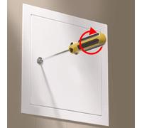 Trampilla Pladur Puertas De Acceso Comerciales Personalizables Para Paneles De Yeso Y Techos, Panel De Servicio Reforzado Con Cerradura, Puerta De Inspección De Cableado/cordones Universal(24x22inch/6