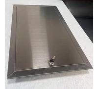 Trampilla Pladur Puertas de Acceso Metálicas con Cerradura y Llave, Panel de Acceso Al Cableado de Fontanería de Alta Resistencia para Pared de Yeso, Escotilla de Inspección para Isla de Cocina Exteri