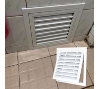 Trampilla Pladur Sistemas de Ventilación para Puertas de Acceso al Baño, Cubierta Desmontable para Panel Eléctrico, Montaje en Pared y Techo, Trampilla de Inspección(10x16in(25x40cm))