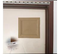 Trampilla Pladur Tapa de Orificio de Pared con Diseño de Clip, Panel de Acceso Metálico para Techo y Pared, Colores y Tamaños Personalizables, Tapa de Mantenimiento para Baño, Ducha y Garaje(Brown,40x