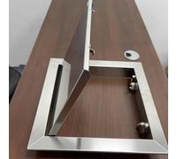 Trampilla Pladur Trampilla de Acceso de Acero Inoxidable, Panel de Inspección Eléctrica con Pestillo Táctil, Puerta de Acceso a Servicios Públicos Reforzada con Panel de Yeso(20x35cm(7.9x13.8in))