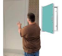 Trampilla Pladur Wall Hatch Access Door 24x24, Flush Mount Access Panel Doors for Drywall/Bathroom/Tailgate/Loft, Service Gate with Recessed Pull Handles & Pre-drilled Hole(20x20inch)