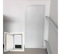 Trampilla Pladur Wytrzymały Metalowy Panel Dostępowy z Uchwytem, Aluminiowa Rama i Ocynkowane Stalowe Drzwi Inspekcyjne, Wodoodporny Właz Ścienny/sufitowy(8x10in(200x250mm))