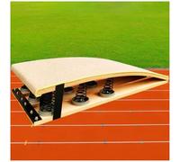 Trampolín Alto, trampolín para Escuela de Atletismo, Equipo de Entrenamiento para Salto de Longitud/voltereta hacia atrás, Equipo Pesado de Gimnasia de Madera Dura