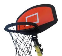 Trampolín - Aro de baloncesto - Fijación de marco ajustable, soporte de trammpolín de Baasketball | Kit de baloncesto al aire libre | Trampolinne Basketball -Board para Jump Slam Dunk Fun Play