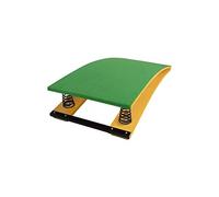 Trampolín de Asistencia para Gimnasia, 2 Resortes de Acero - Rodamiento de 40/55 kg, con Alfombra Antideslizante, para niños y Principiantes, Sala de Juegos Familiar (Color: Verde, Tamaño: 50x80cm)