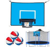 Trampolín de baloncesto, baloncesto Dunking Hoop trampolines Attachment, Fitness System, Pump Included, Easy Install for Park, Playground, Durable, Diversión, 27,17 x 18,9 pulgadas