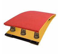 Trampolín de Gimnasia Bóveda Trampolín de Gimnasia Tablero de Resorte Curvo Profesional Resistente Trampolín Antideslizante, Resorte de Acero y Plataforma de Salto Tablero de Resorte de bóveda resis