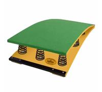 Trampolín de Gimnasia Bóveda Trampolín de Gimnasia Tablero de Resorte Curvo Profesional Resistente Trampolín Antideslizante, Resorte de Acero y Plataforma de Salto Tablero de Resorte de bóveda resis