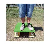 Trampolín de Gimnasia Curvo Trampolín de Gimnasia de Madera Dura con Resorte de Acero y Plataforma de Salto Adecuado para Uso en escuelas y Clubes Deportivos