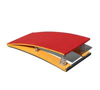 Trampolín de Gimnasia para jóvenes, trampolín de Gimnasia Curvo portátil, Trampolines para Principiantes para niños, Tablero de Resorte Estable y antidesgarro, para la Escuela, Gimnasio en casa