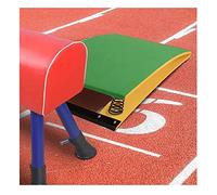 Trampolín de Gimnasia para niños, 2 Piezas de Resorte Engrosado de Acero al manganeso, Alfombra Antideslizante, sin deformación, rodamiento de 40/55 kg, Uso Escolar o doméstico (Color: Verde, Tamaño