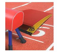 Trampolín de Gimnasia para niños, 2 Piezas de Resorte Engrosado de Acero al manganeso, Alfombra Antideslizante, sin deformación, rodamiento de 40/55 kg, Uso Escolar o doméstico (Color: Rosso, Tamaño