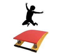 Trampolín De Gimnasia, Trampolín De Gimnasia De Madera De Resorte Engrosado Incorporado, Trampolín De Doblado Profesional De Alta Resistencia(Size:Four60*120 * 26cm,Color:Rojo)