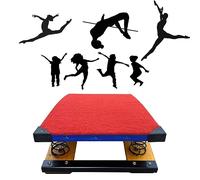 Trampolín De Gimnasia Trampolín De Gimnasia De Madera Dura para La Escuela En Casa, Equipo Deportivo De Tablero De Resorte para Niños con 2 Resortes(Size:2 springs/40 * 60cm/15.74 * 23.62in)