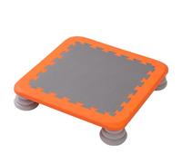 Trampolín de interior para niños, diseño mini cuadrado con base antideslizante, equipo de entrenamiento de integración sensorial para niños pequeños, salto seguro, divertido, juego activo
