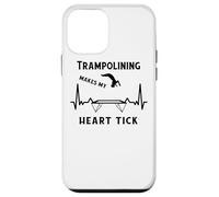 Trampolin de Jardín Fitness Gimnasta Cardiogram Trampolin Carcasa para iPhone 12 mini