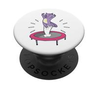 Trampolin de Jardín Fitness Gimnasta Gatos Trampolin PopSockets PopGrip Adhesivo