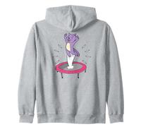 Trampolin de Jardín Fitness Gimnasta Gatos Trampolin Sudadera con Capucha