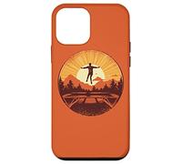 Trampolin de Jardín Fitness Gimnasta Vintage Trampolin Carcasa para iPhone 12 Mini